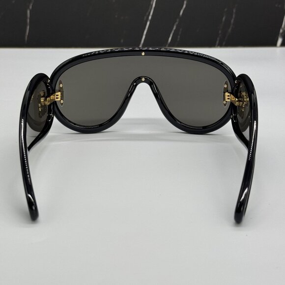 NEW LOEWE LW40108I 01C, UNISEX BLACK SILVER LOEWE SUNGLASSES main image 4